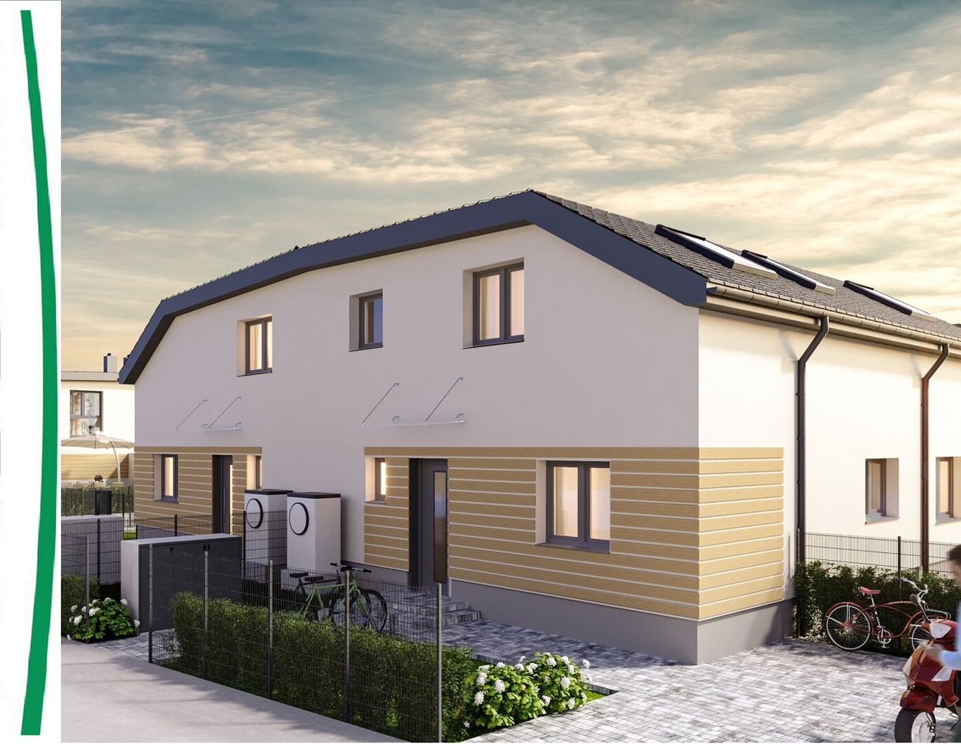 Moderne Doppelhaushälfte in Gaaden -  Neubau ohne Maklergebühr