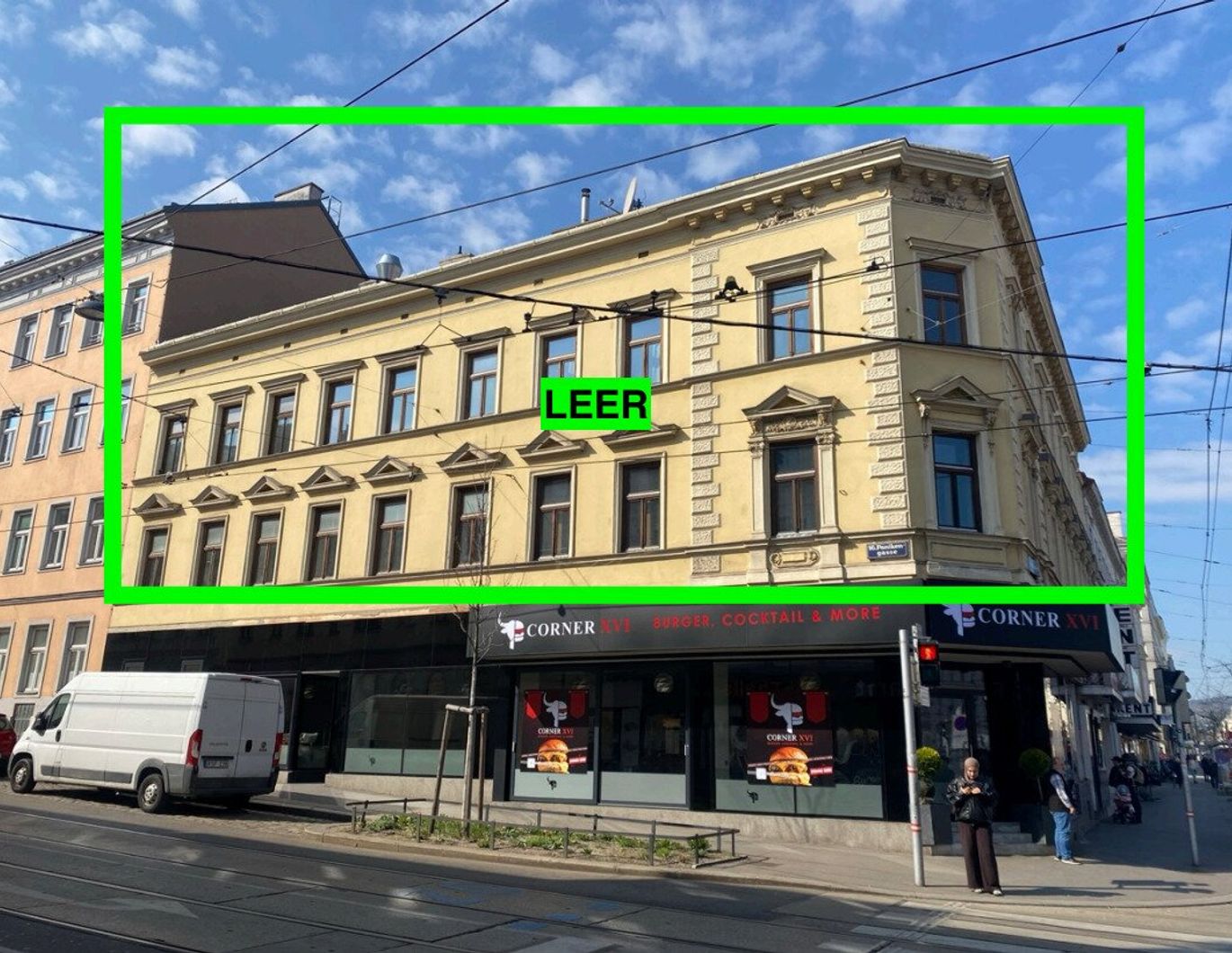 Eckzinshaus in Ottakring, drei Ebenen Bestandsfrei zu mieten