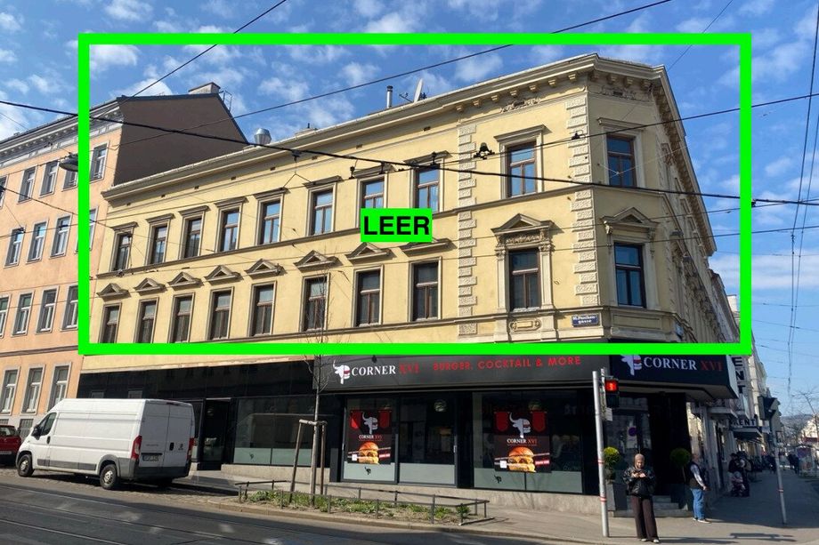 Eckzinshaus in Ottakring, drei Ebenen Bestandsfrei zu mieten
