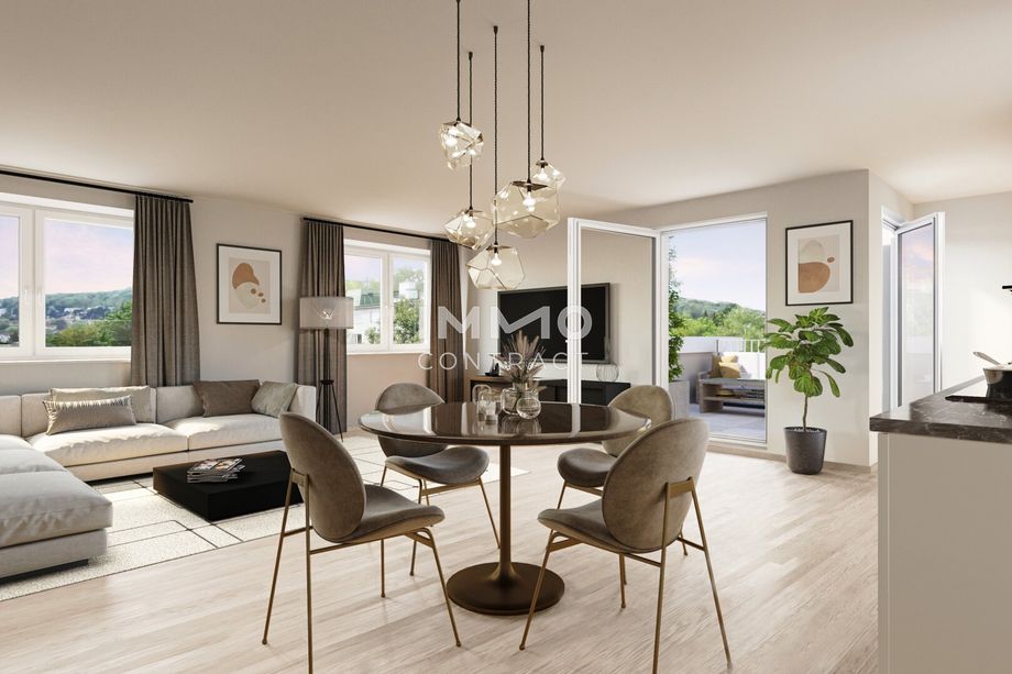 Investment von Tag 1 & Küchenbonus: tolle 2-Zimmer-Wohnung mit Balkon im Neubau