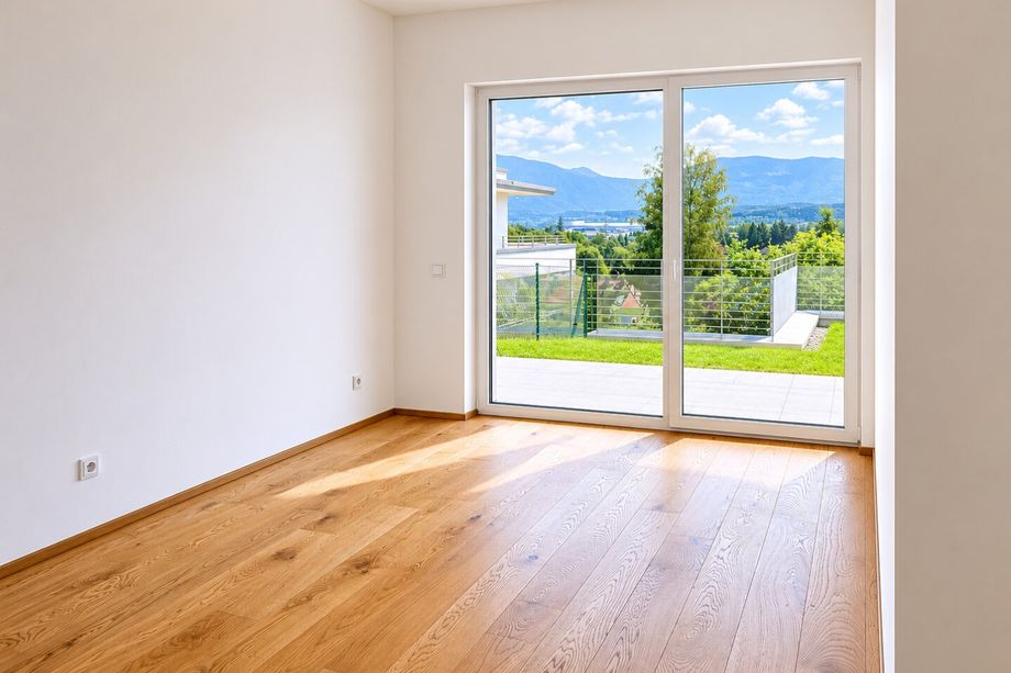 Wohnen über den Dächern Klagenfurts - Exklusive 2-Zimmer-Gartenwohnung im Wohnprojekt "The Hills" | Erstbezug am Kreuzbergl