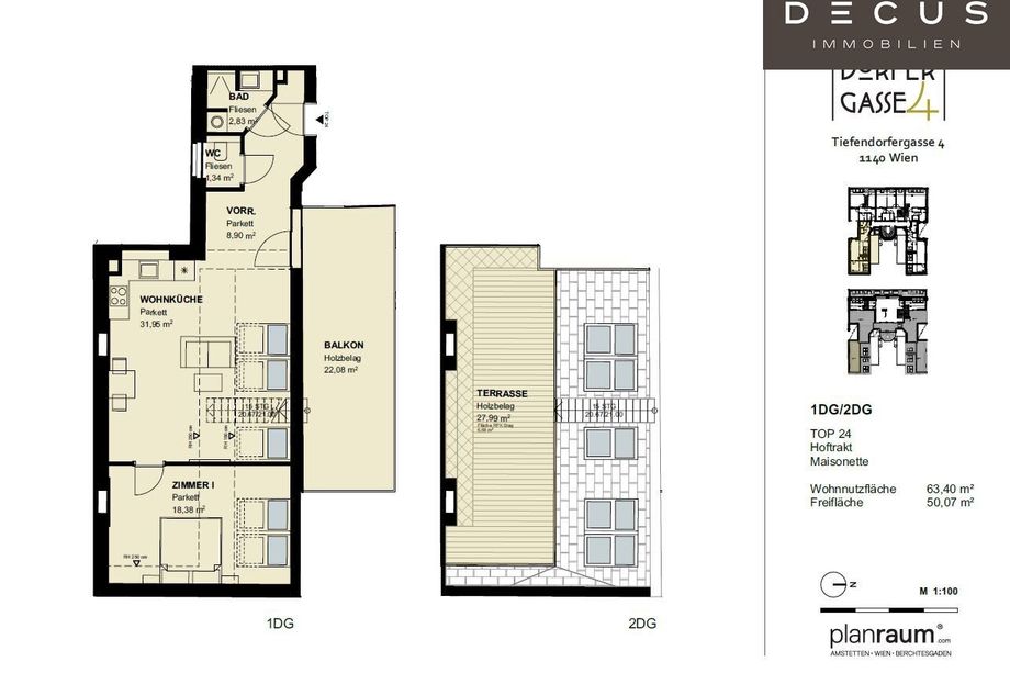 ^ 2-ZIMMER ^ DG-AUSBAU ^ ANLAGE ^ DACHGESCHOSS WOHNUNG ^ DACHTERRASSE