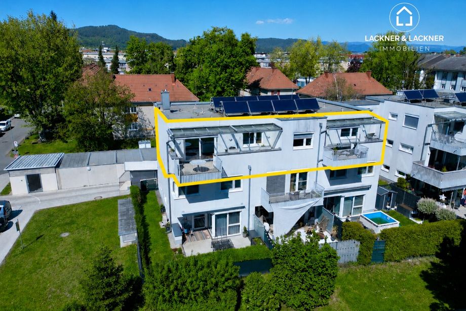 Großzügige Eigentumswohnung mit zwei Balkonen in attraktiver Lage von Klagenfurt