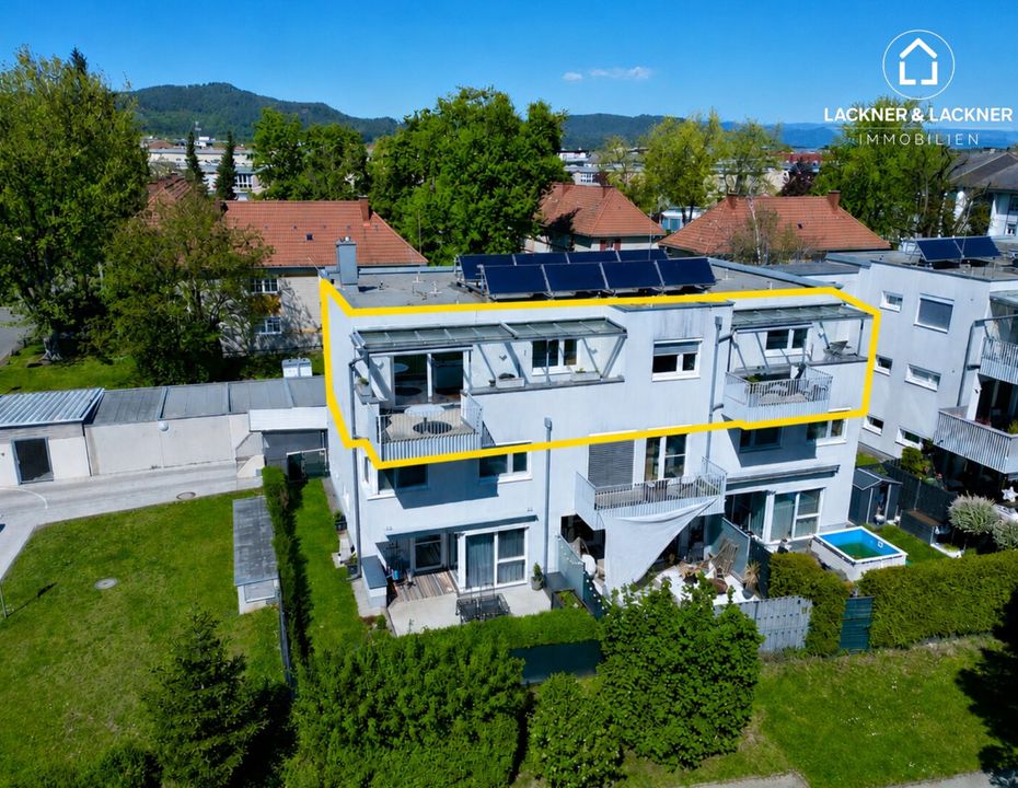 Großzügige Eigentumswohnung mit zwei Balkonen in attraktiver Lage von Klagenfurt