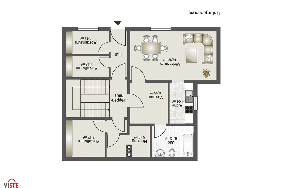 Kompaktes Wohnhaus mit 6 Kleinwohnungen - Anlageobjekt/Mitarbeiterwohnhaus in zentraler Stadtlage