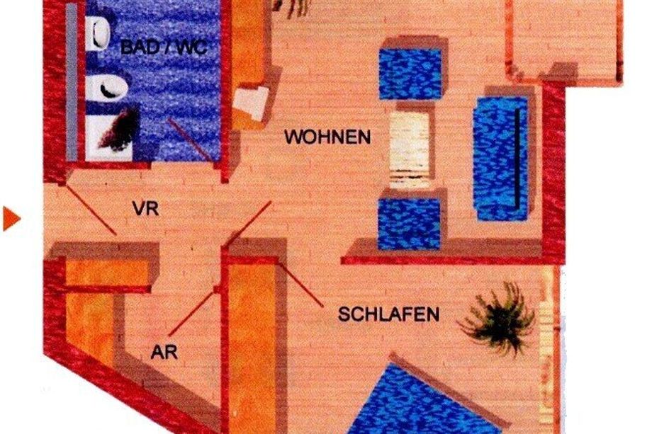 2-Zimmer-Wohnung mit Wintergarten im Andräviertel - Salzburg