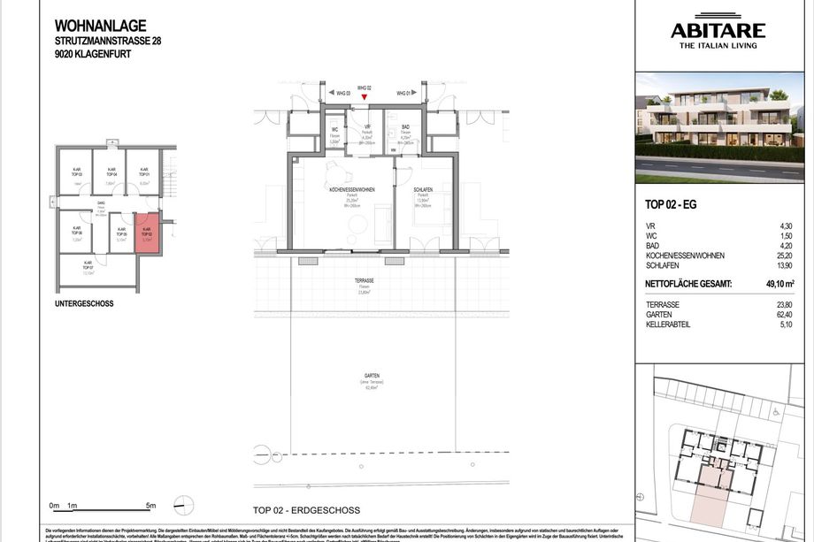 NEUBAU - Anlegerwohnung *** Abitare *** The Italian Living - Stilvoll wohnen - urban, elegant, mediterran - * Bezug: Sommer 2026 *