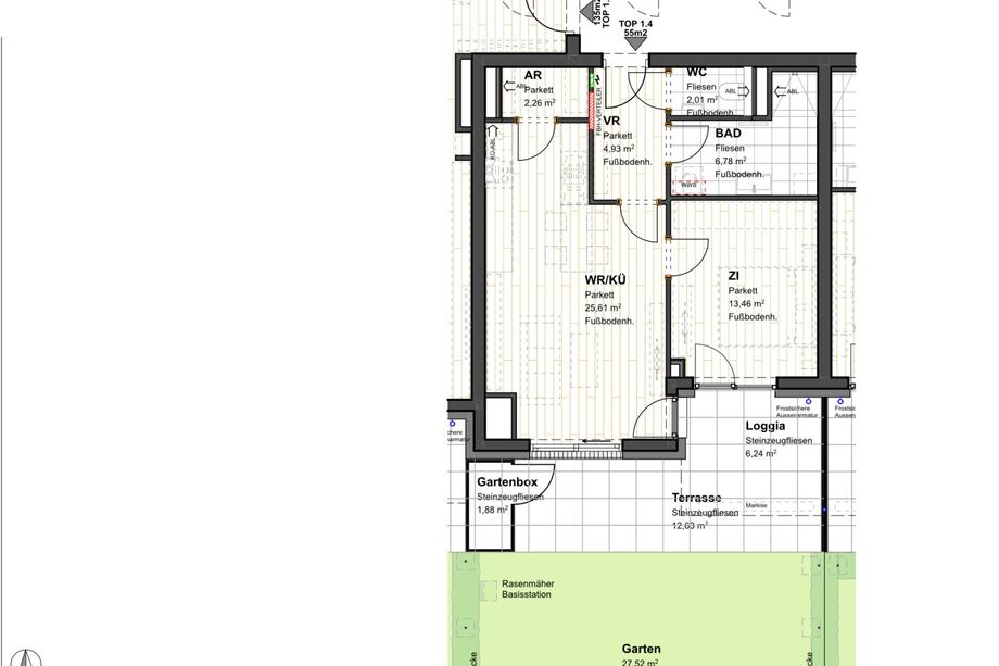 NEUBAU: Leben am Klagenfurter Benediktinermarkt! Eine Symphonie von Eleganz, Geschichte und Architektur!