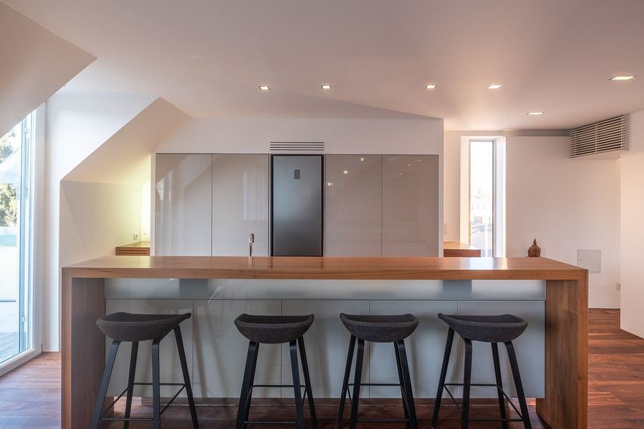 LINZ INNENSTADT. EINDRUCKSVOLLE DACHGESCHOSSWOHNUNG MIT KAMIN UND WEITSICHT.