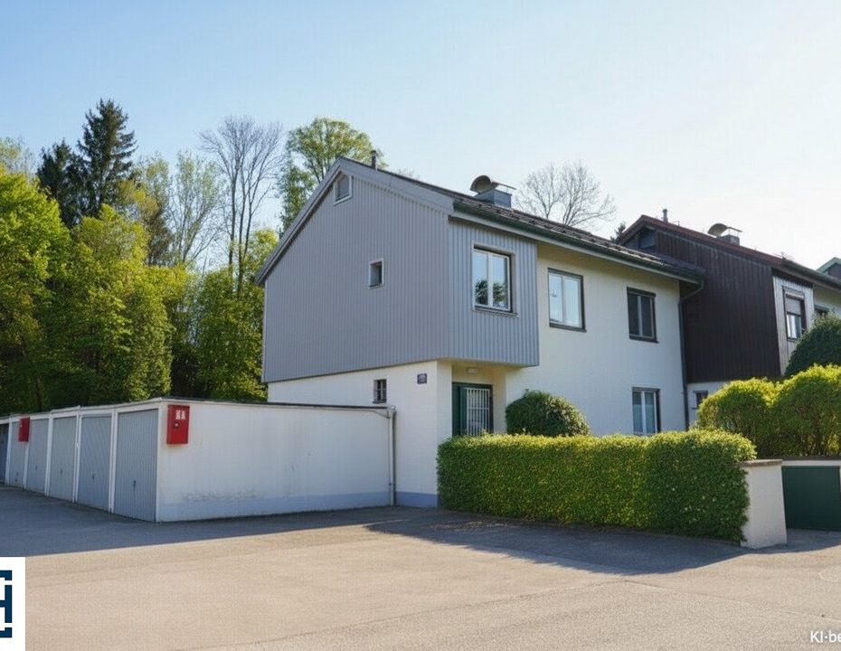 AIGEN NÄHE IGNAZ-RIEDER-KAI: Reiheneckhaus mit Terrasse, Garten und Garage