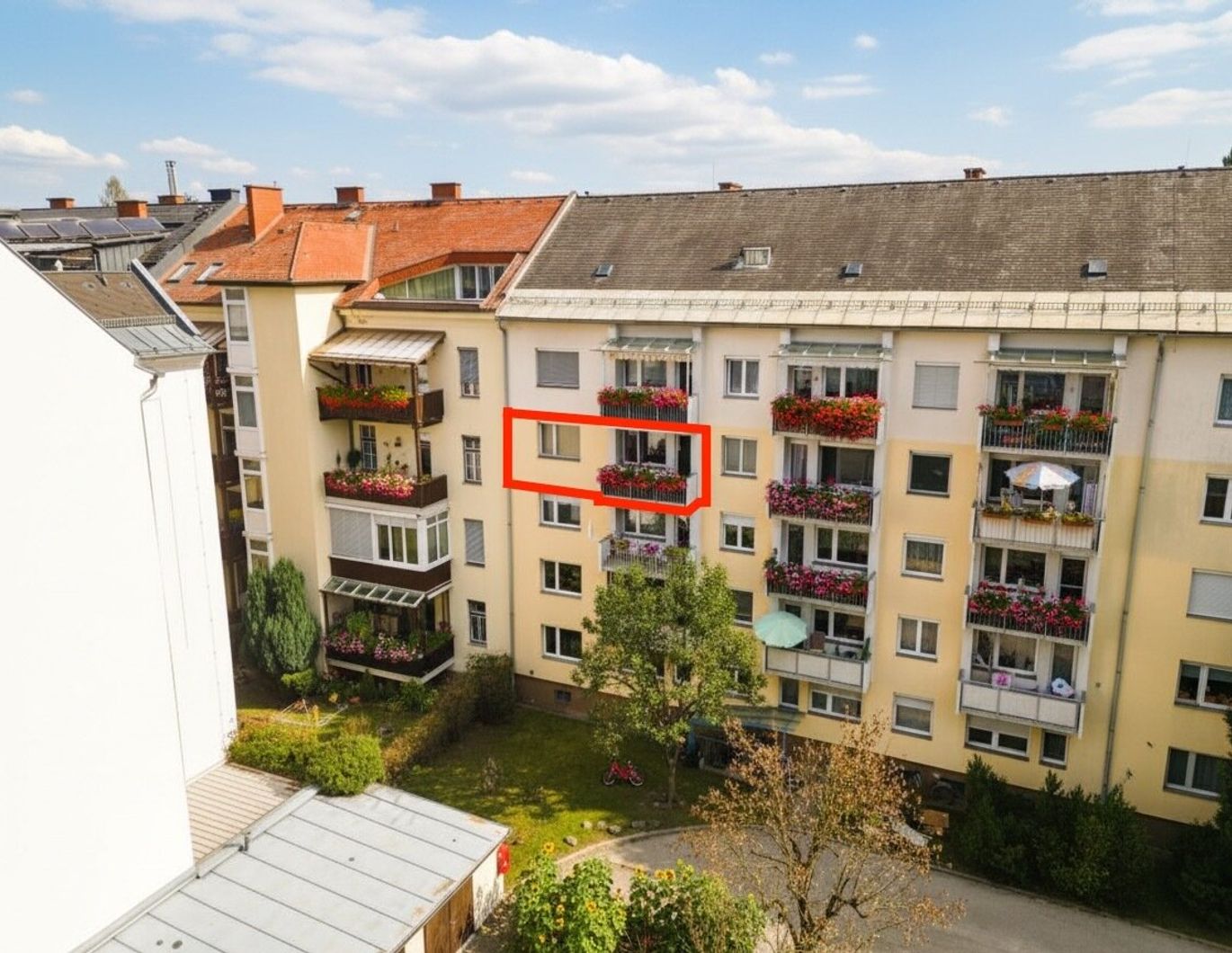 Familienfreundliche 4-Zimmer-Stadtwohnung in Klagenfurt - ca. 106 m², Lift, Balkon & Keller
