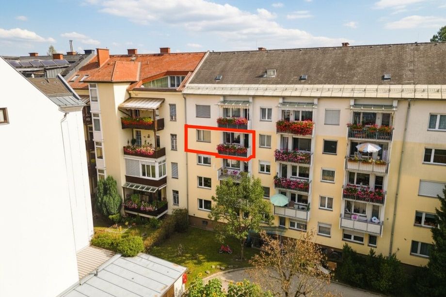 Familienfreundliche 4-Zimmer-Stadtwohnung in Klagenfurt - ca. 106 m², Lift, Balkon & Keller