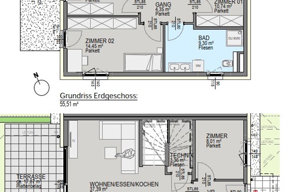 Modernes Reihenhaus in Bestlage Graz-Waltendorf: Garten, Terrasse & Provisionsfrei!