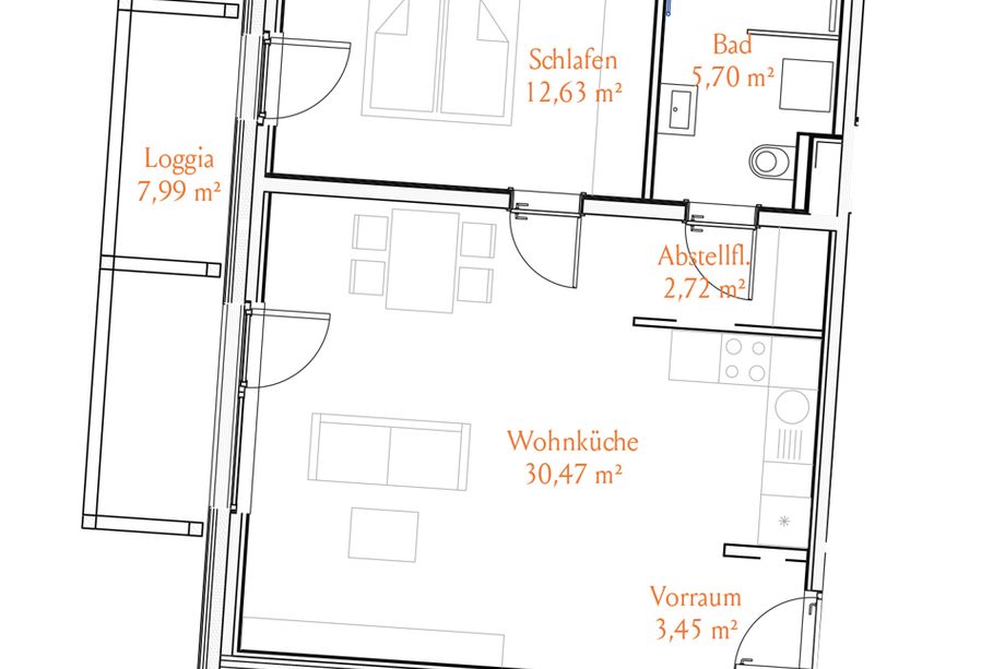 2 - ZIMMER MIT BALKON & GARTENBLICK ERSTBEZUG // ZENTRAL