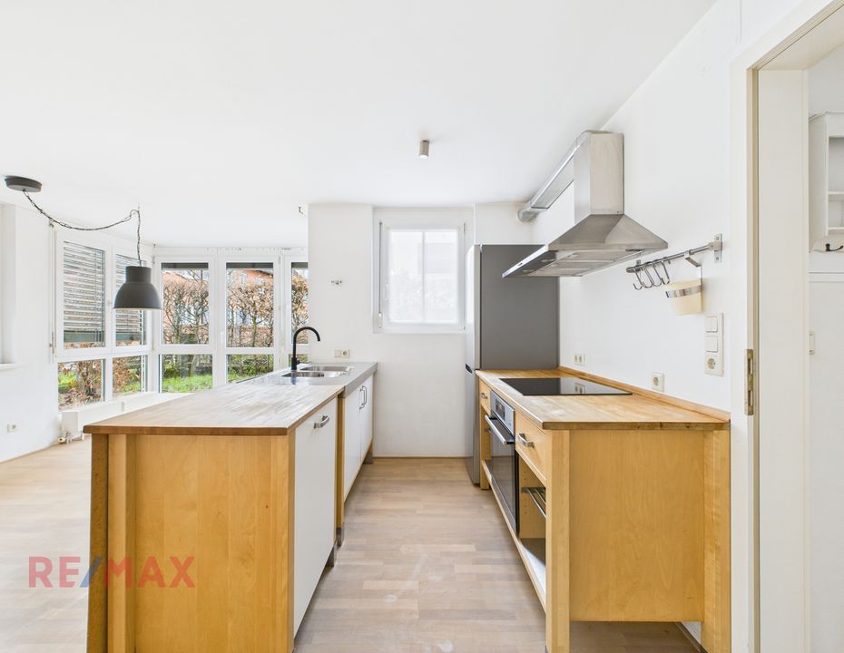 Zentrum & Natur: Attraktive 3-Zimmer-Mietwohnung mit Garten