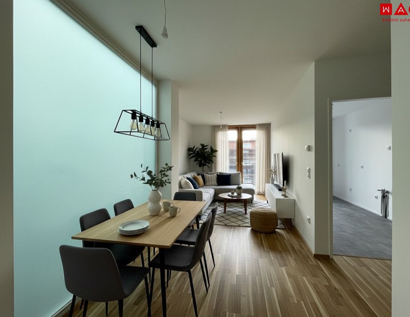 Nachhaltig Wohnen im Grünen - Neubaustandard - Modern ausgestattete helle 2-Zimmer-Wohnung mit Balkon in der begehrten SolarCity-Pichling!