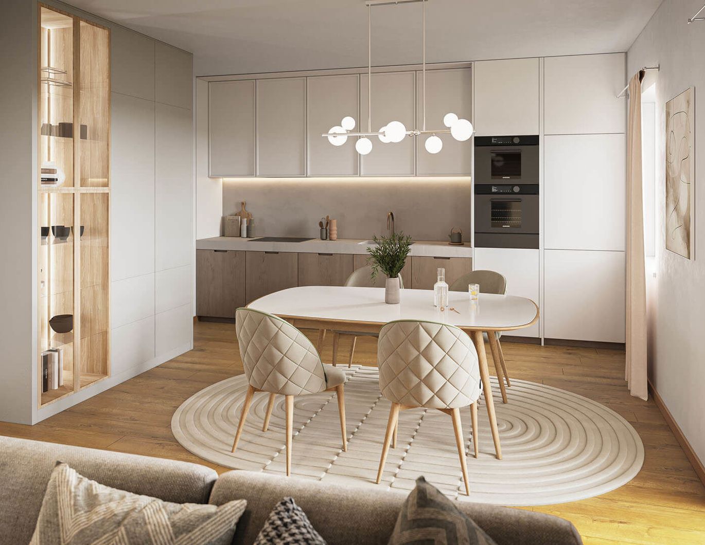 Perfekt aufgeteilte 3 Zimmer Wohnung mit 2 Balkonen und Grünblick | idyllisches Wohnen beim Hirschstettner Park