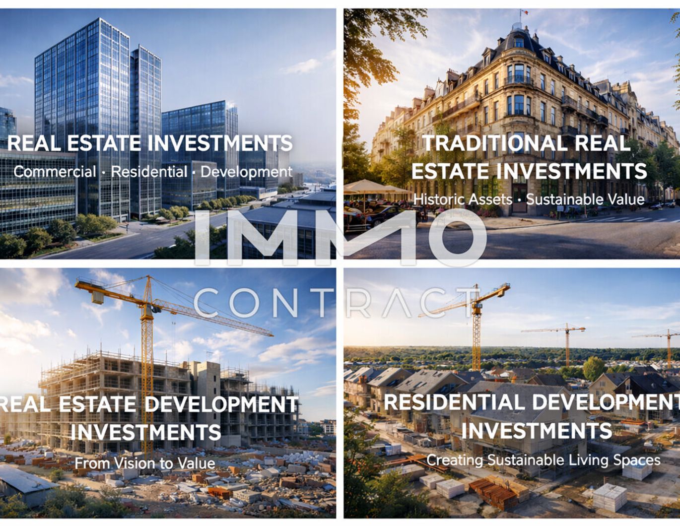 Immobilieninvestments | Bestands- oder Bauprojekte | Zukunftsorientierte Lagen | Alle Bundesländer