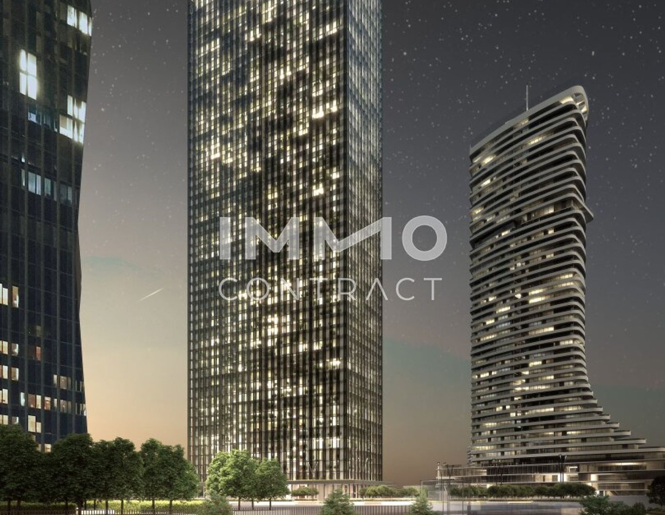 Neu: 3 Zimmer im 38. Stock - DC2 Tower: SKY RESIDENCES