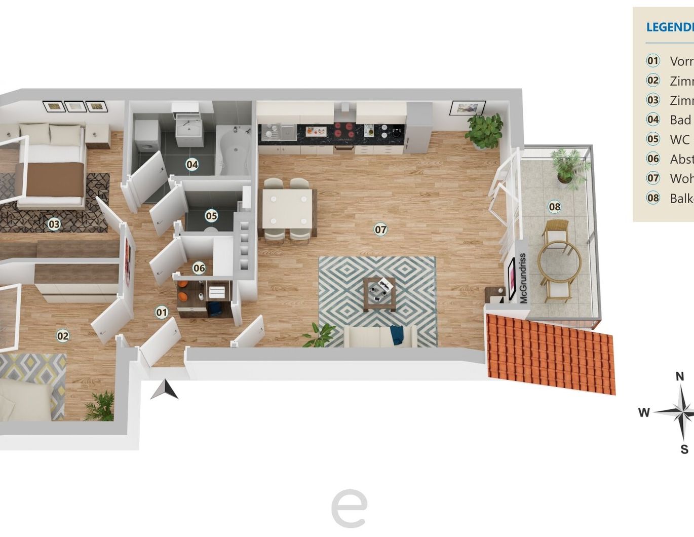 Altbau-Dachgeschosswohnung TOP 7, bis 30.9.2025 befristet vermietet!