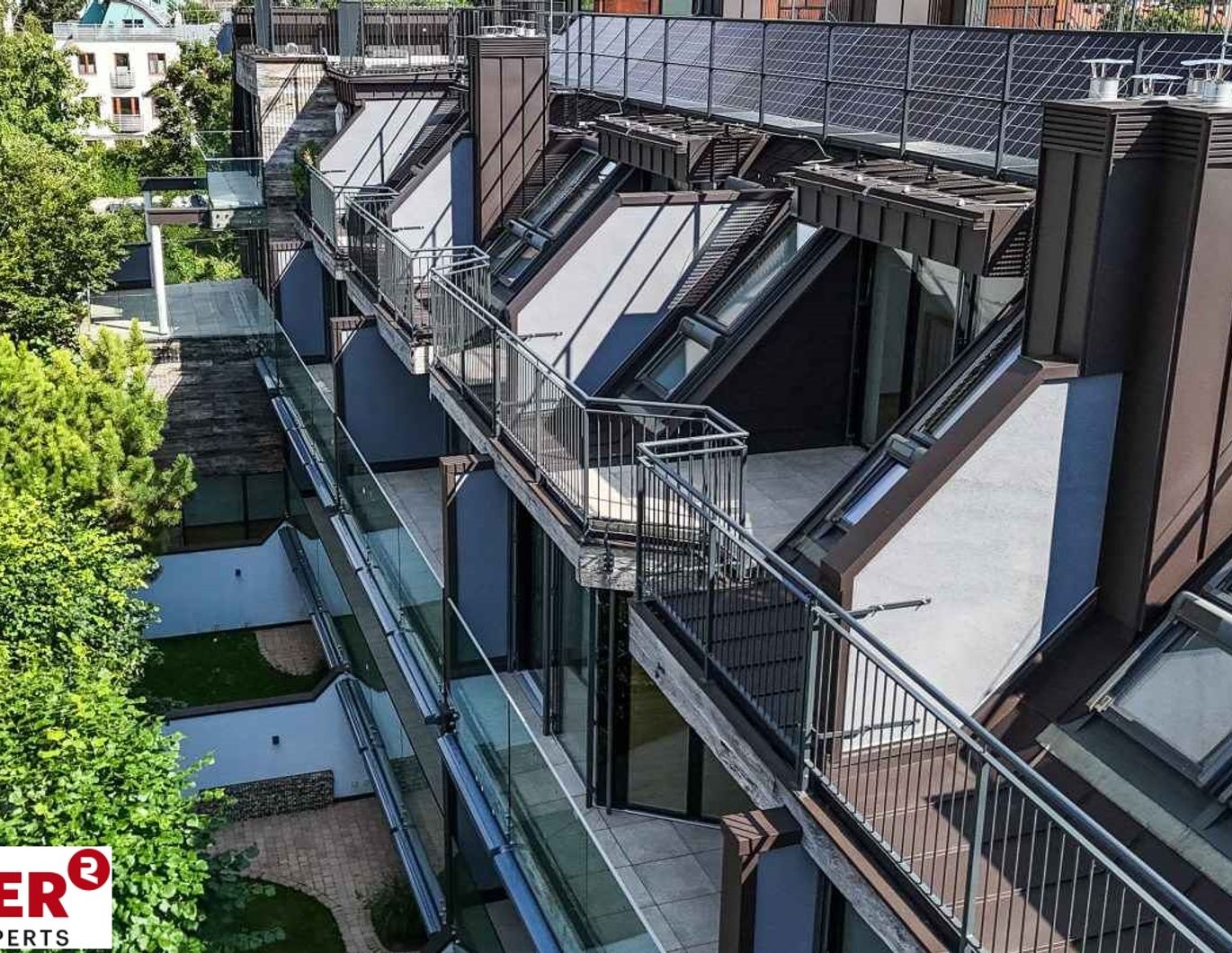 Westseitige 3 Zimmerwohnung mit ca. 30m² Terrasse und besonderem Wohngefühl