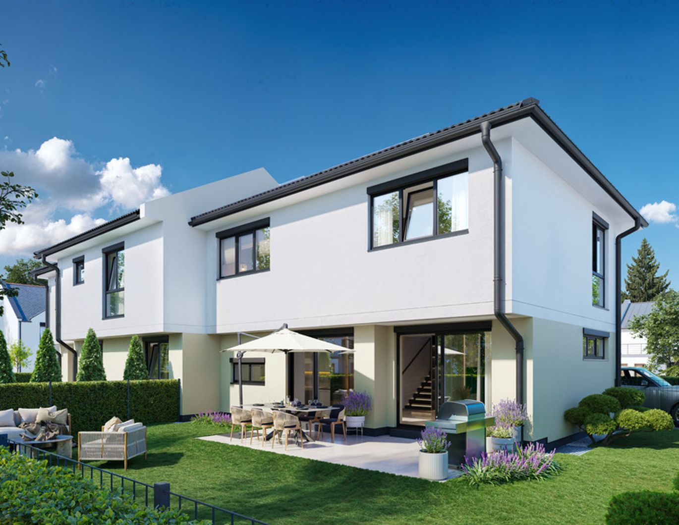 1230, Sperkergasse, In Maurer Grünlage beim Rosenhügel, Doppelhaus