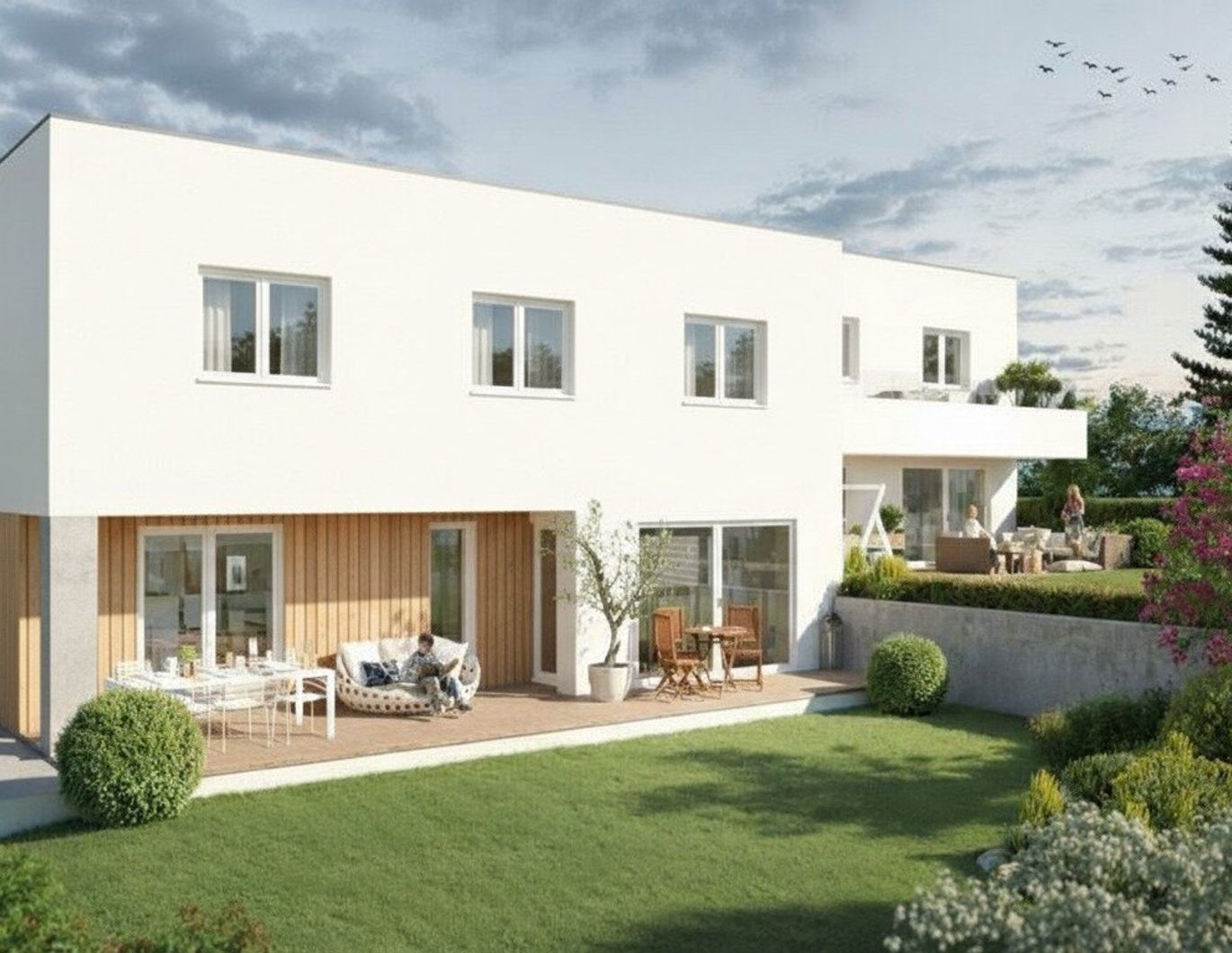 Familientraum - Modernes Wohnen in Hofkirchen/Trk. - Doppelhaus mit Einfamilienhaus Charakter