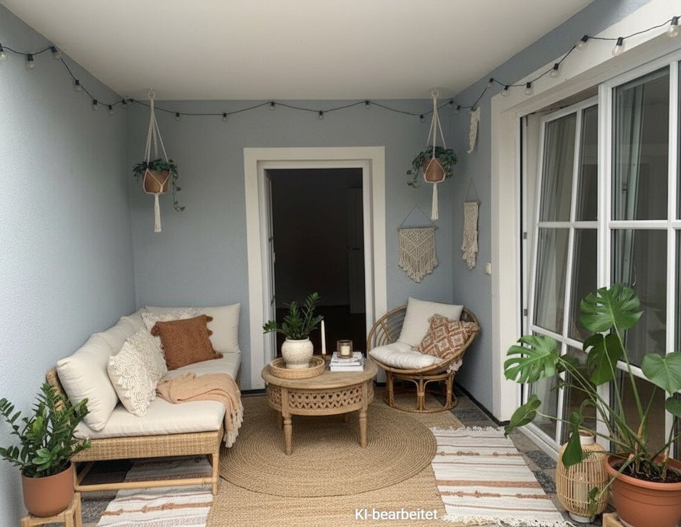 großzügige 2-Zimmer Wohnung mit Terrasse und möblierter Küche