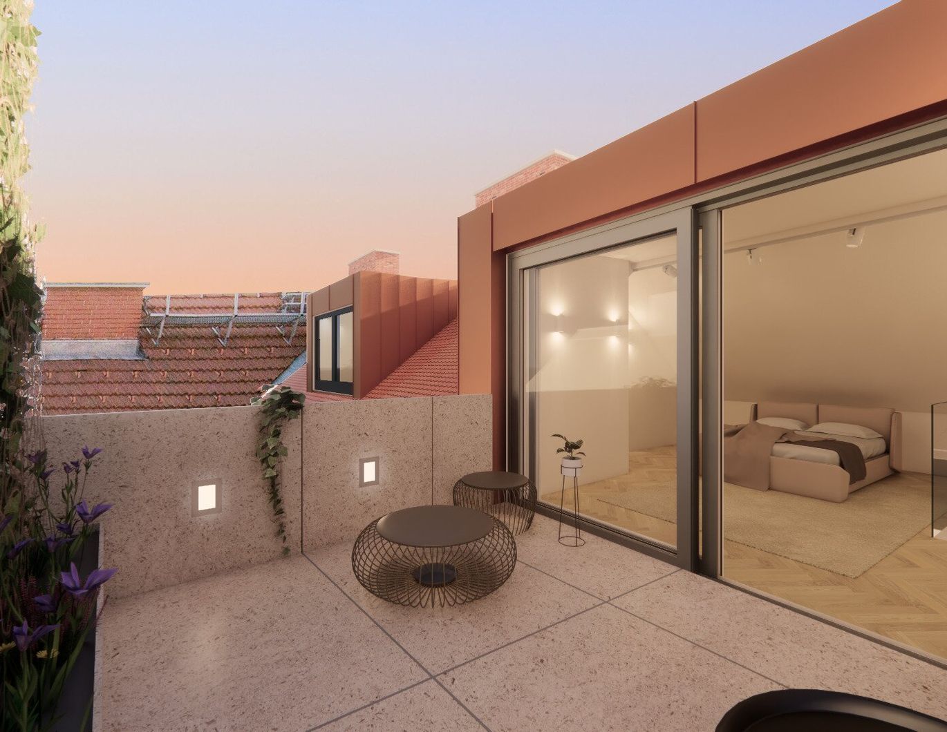 KAISER ESTATE - ZU VERKAUFEN - Top 5 - Exklusive elegante Galeriewohnung, Weitblick und Loftgefühl und südseitiger Terrasse