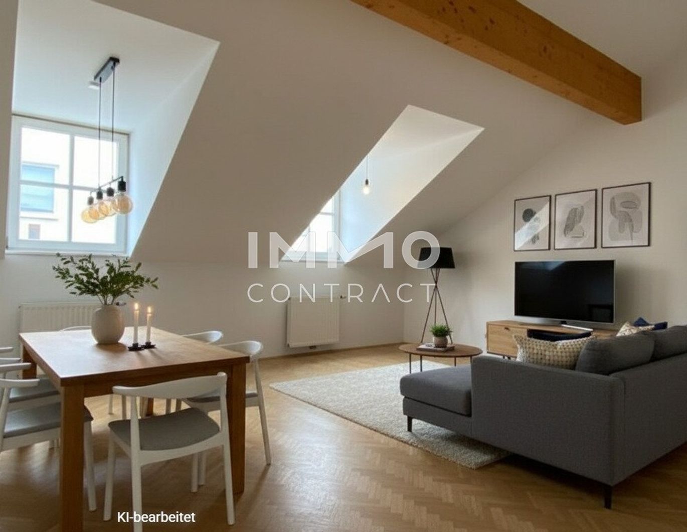 Schicke 2-Zimmer Dachgeschoss-Wohnung am Pfarrplatz 13