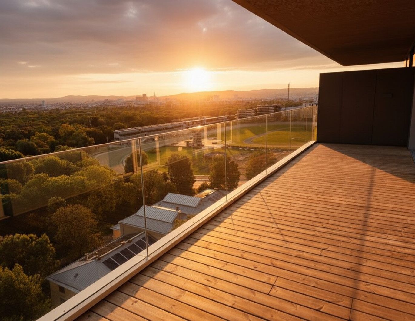 Ankommen: Luxustraum im Viertel Zwei | Grünblick | Tischlerküche