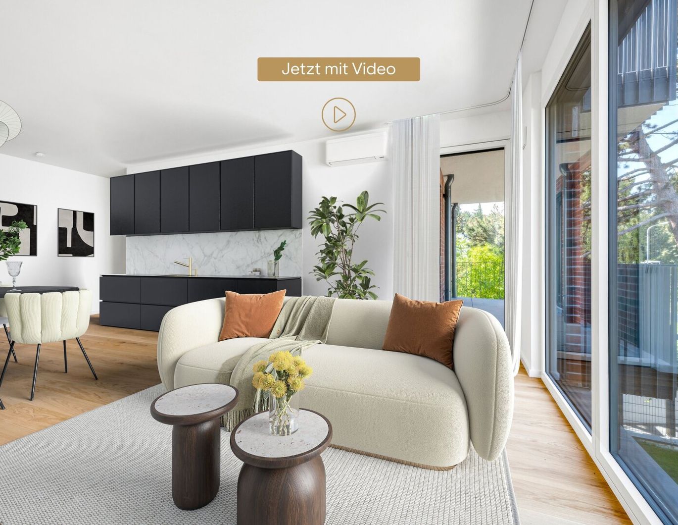Charmante 2 Zimmer Wohnung mit Blick auf die Weingärten