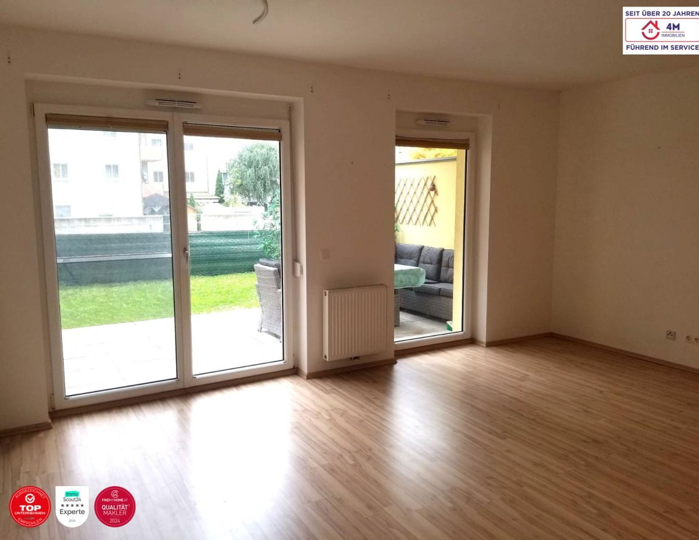 Wunderschöne klimatisierte Garten-Wohnung in Stockerau