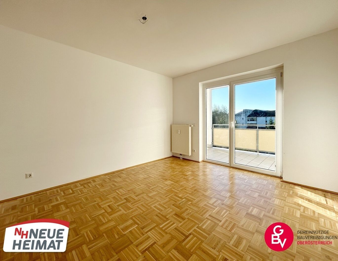 HERBSTAKTION 2 MONATE MIETFREI FÜR 3 ZIMMER WOHNUNG MIT BALKON UND TIEFGARAGE IN ST. GEORGEN