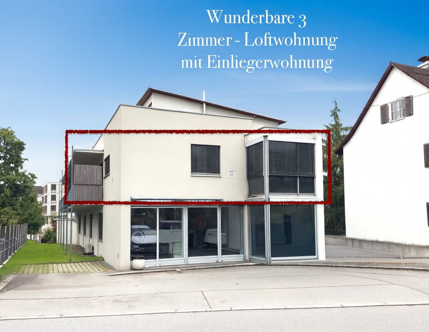Loftartige 3-Zimmer-Wohnung mit Einliegerwohnung in Toplage von Dornbirn!