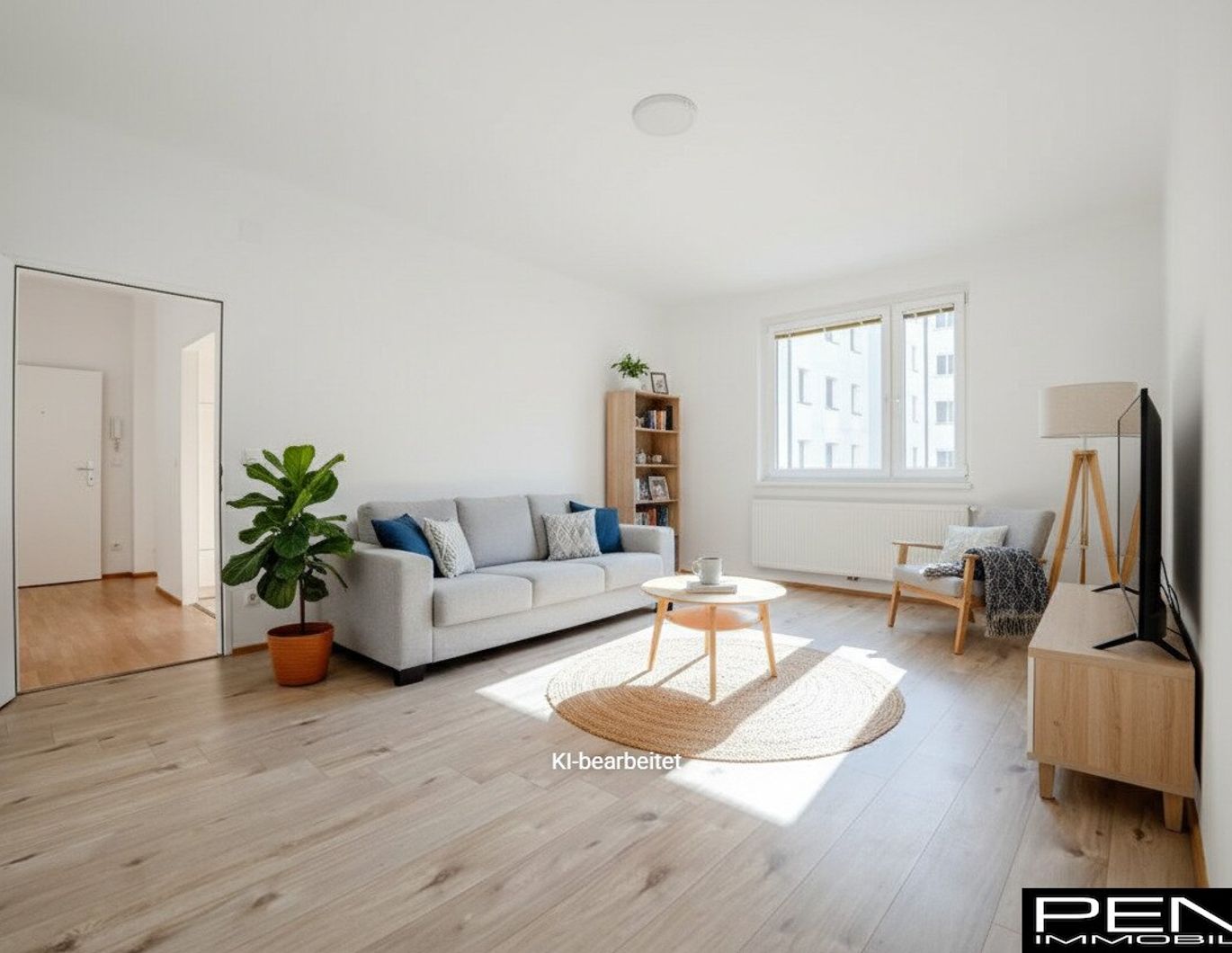 WIEN: Moderne 2-Zimmerwohnung mit verglaster Loggia nahe U2 Krieau