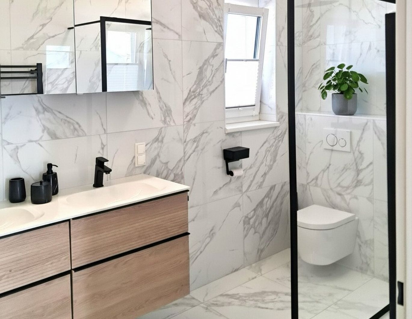 Modernes Massivhaus | exklusive Möblierung, Keller, Terrasse, Gartenhütte & PKW-Stellplätze