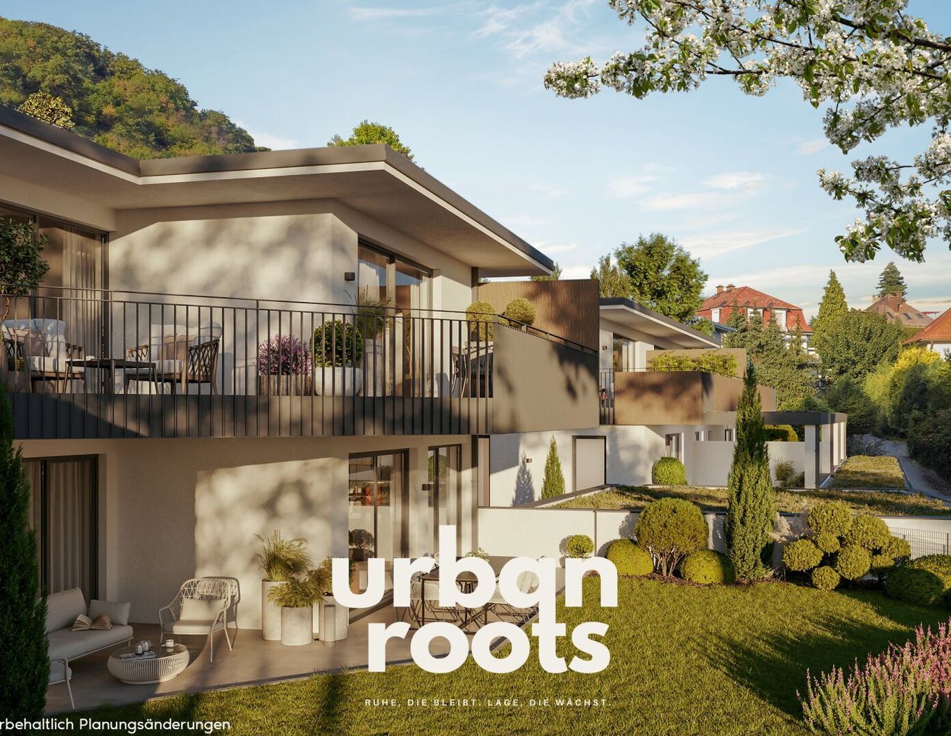 URBAN ROOTS - 3 Zimmer auf rund 59m² - Topfloor mit Südterrasse