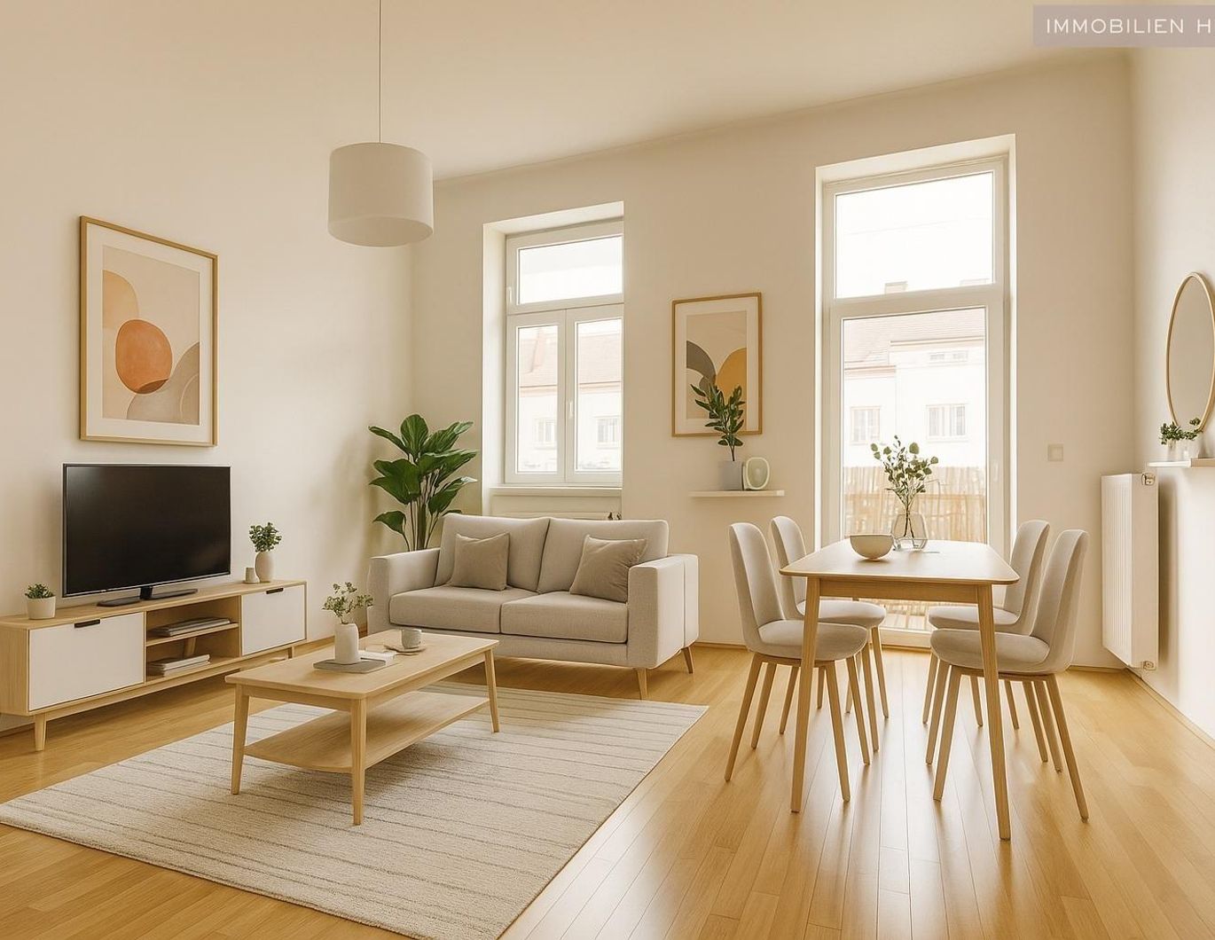 Top-sanierte, ruhige Altbauwohnung mit 4,5m² Balkon