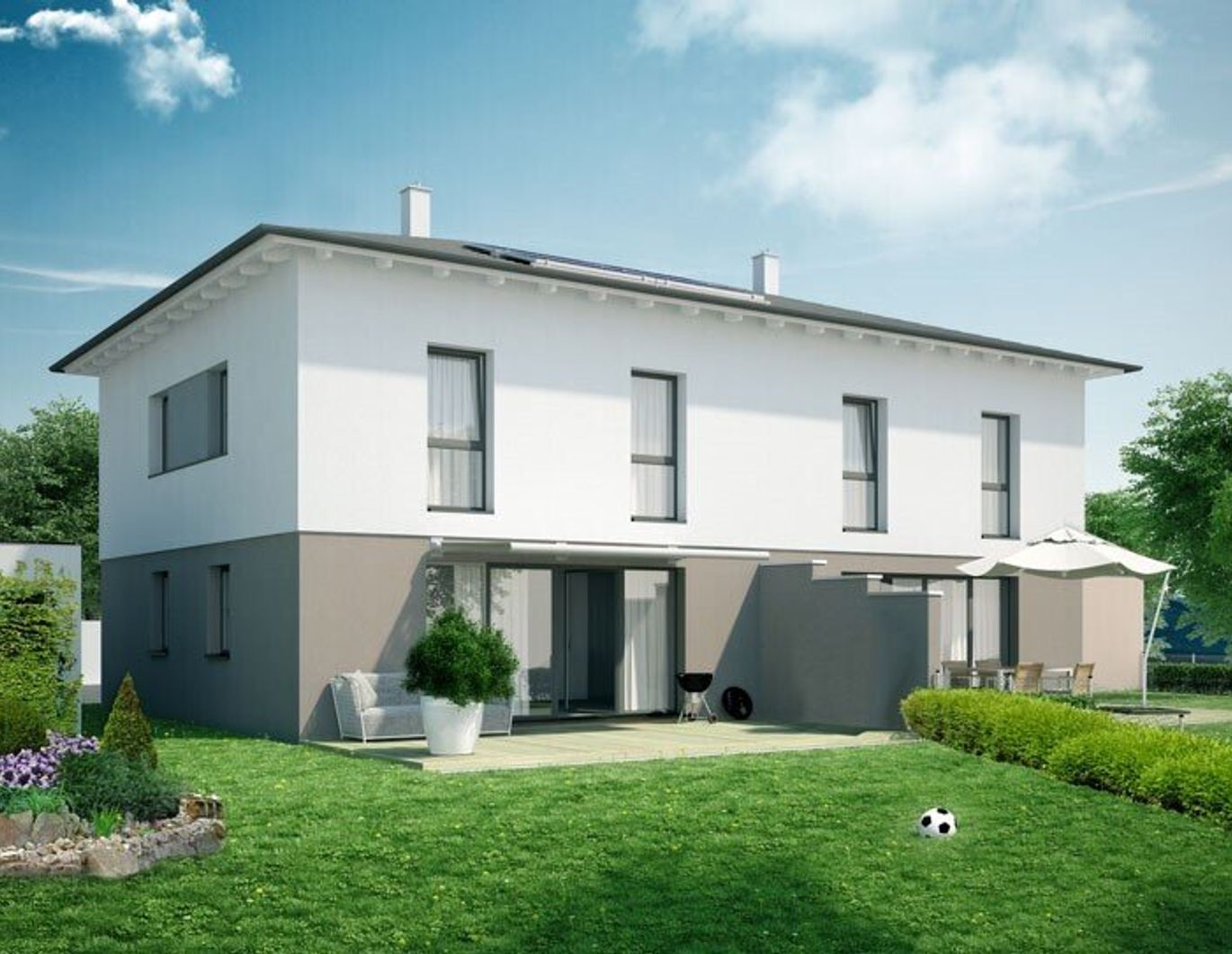 Letzte Einheit: Modernes Doppelhaus in ruhiger Sackgassenlage