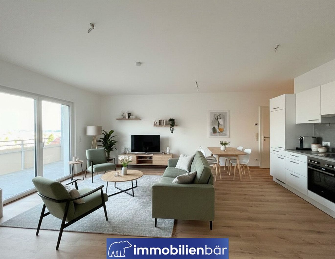 moderne barrierefreie Wohnung mit Balkon und tollem Fernblick - inkl. Küche - Top 14