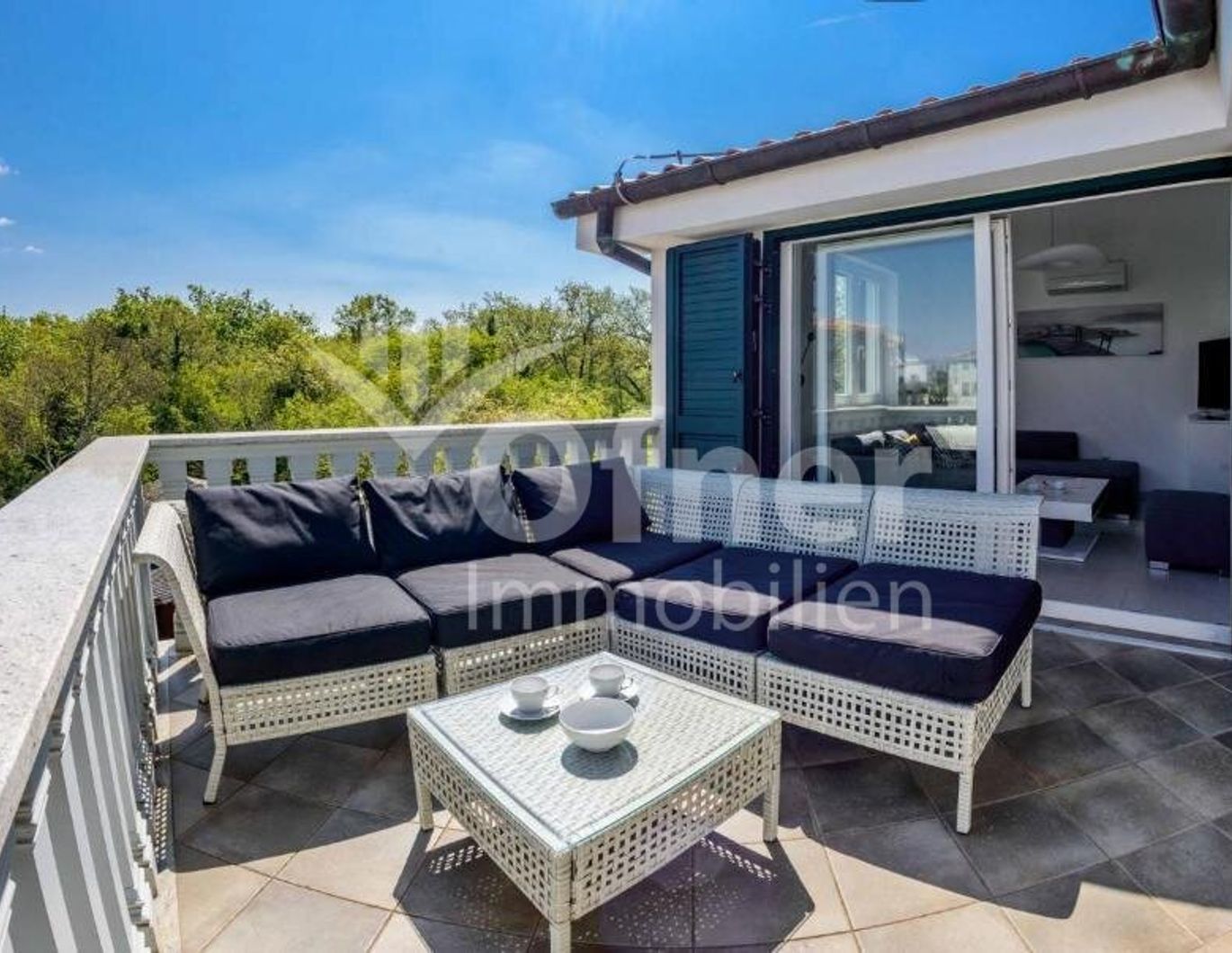 Schöne Wohnung mit Meerblick, Malinska - Insel Krk