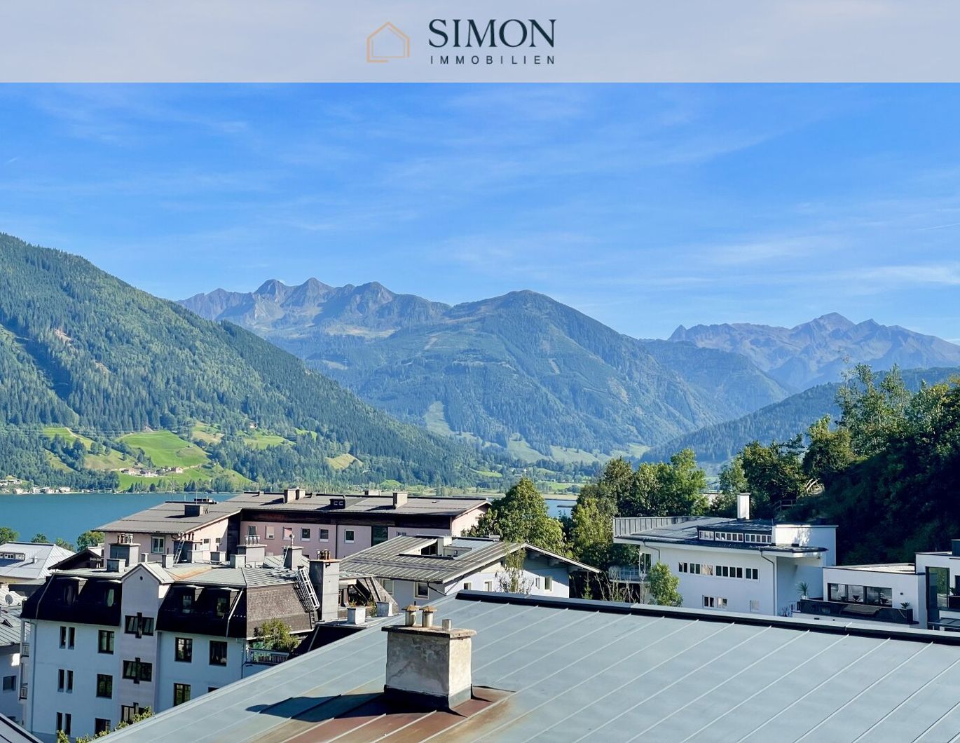 Zweitwohnsitznutzung! Helle Garçonnière mit Balkon und Bergblick in Zell am See inkl. Garage