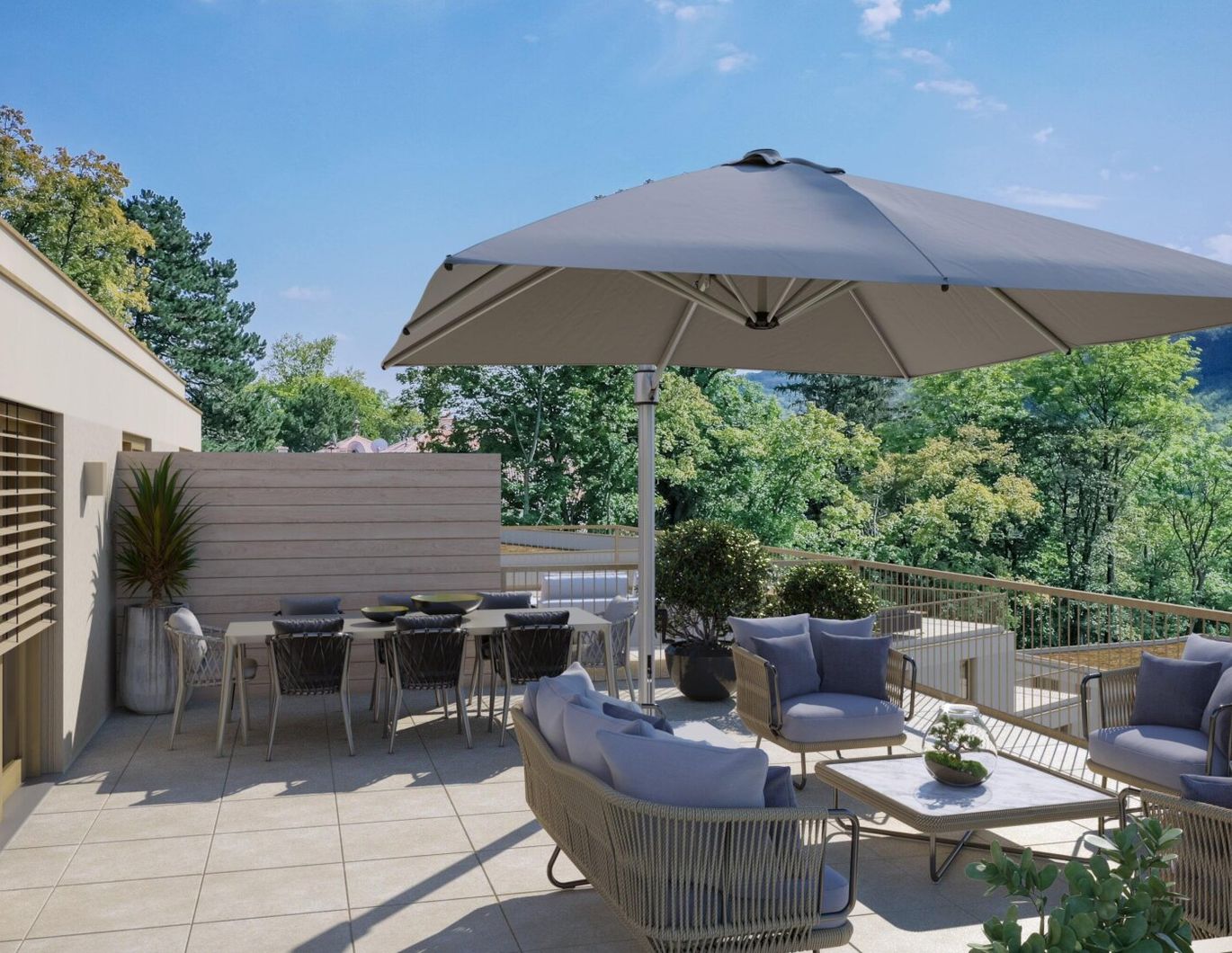 Helle 3-Zimmer-Wohnung mit großer Terrasse - Top 2.09