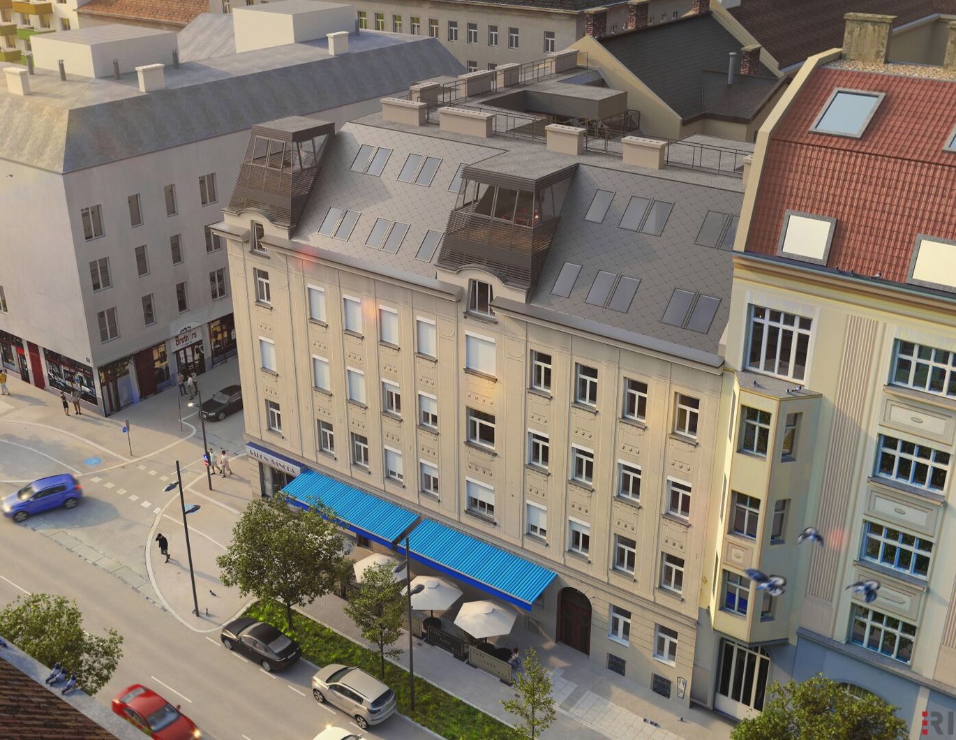 Baubewilligter Rohdachboden nahe Troststraße | U1