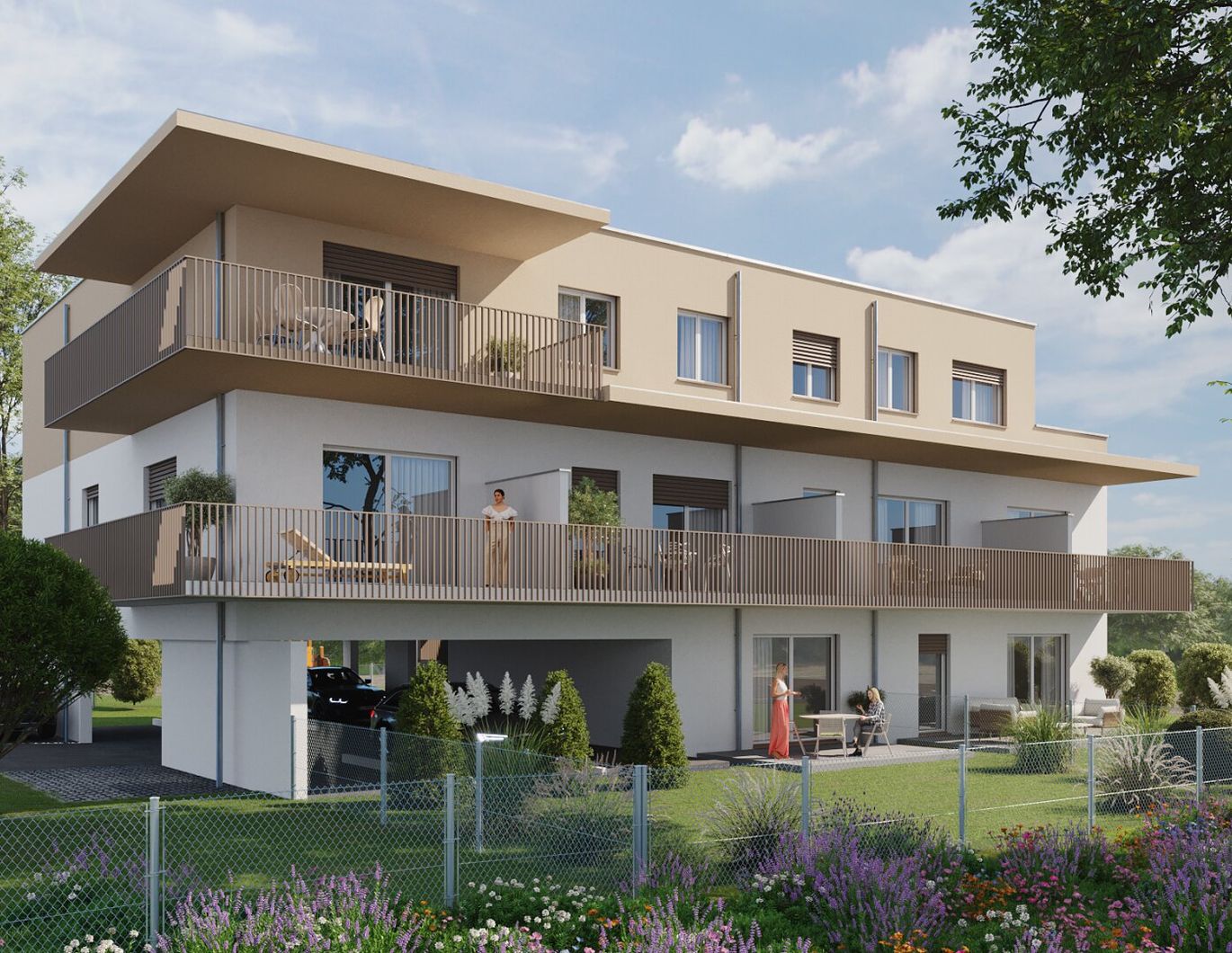 Coole moderne Familienwohnung mit Blick ins Grüne in einer ruhigen Sackstraße gelegen - 8041 Graz - PROVISIONSFREI!