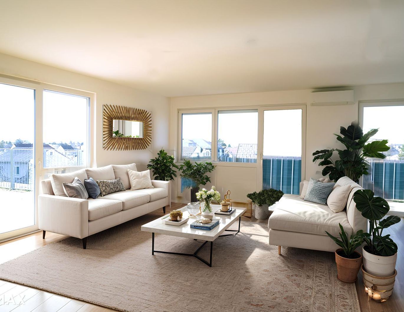 Exklusives Dachgeschoss - zwei große Terrassen - tolle Rundumsicht!