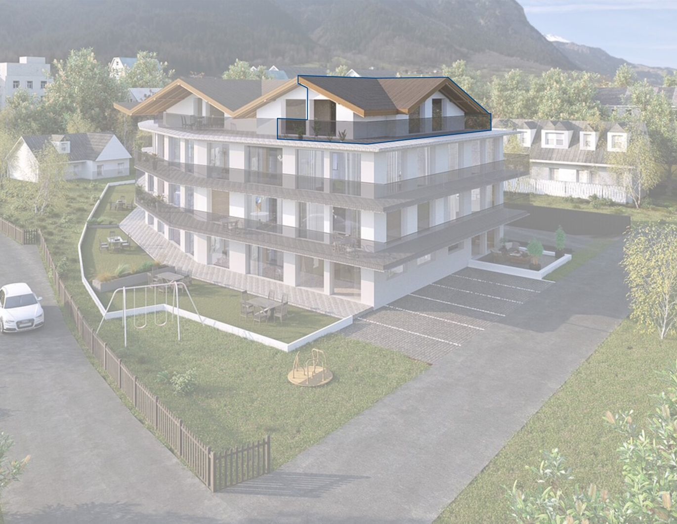 Top 18: Traumhaftes Penthouse in wunderschönem Neubau