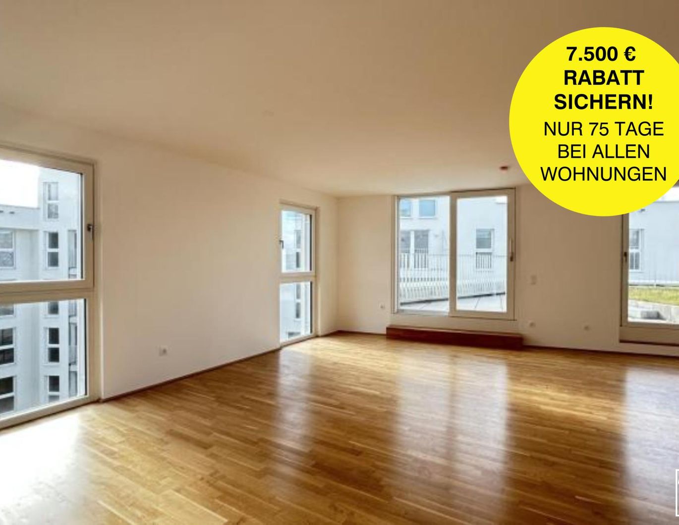 AKTION - Lichtdurchflutet & stilvoll: 4-Zimmer-Neubau mit Dachgarten, provisionsfrei!