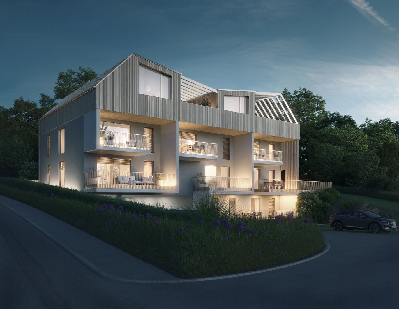 Romantisch in Adnet! Neue 4-Zi. Balkonterrassen-Wohnung!